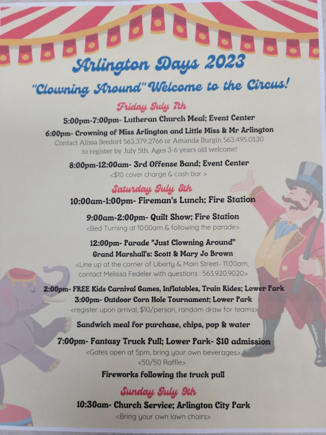 Home City of Arlington Iowa